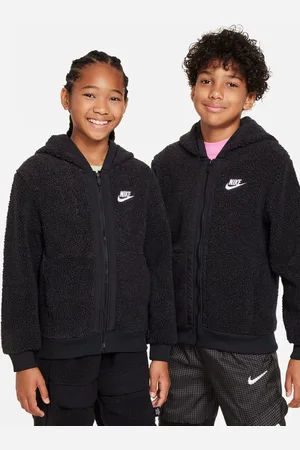Nike Club Fleece Winterized Zip Through Cosy Borg Hoodie8 - 10 år (128 - 140cm)