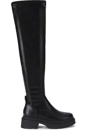 Carvela Black Collide High Otk Boots