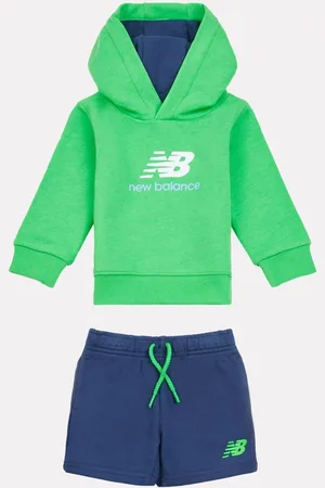 New Balance Kids 100% Cotton Hoodie & Shorts Set98104cm