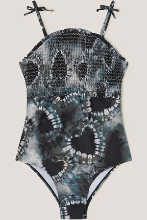 Monsoon Tie-Dye Heart Smocked Swimsuit166168cm