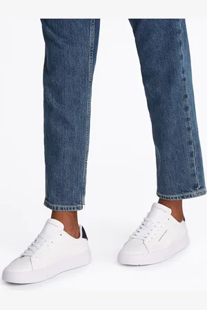 Tommy Hilfiger Court Essential Leather Trainersuk8eu42