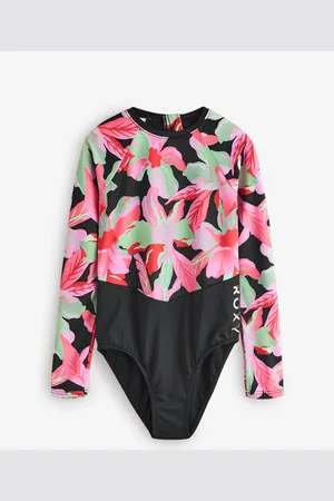 Roxy Tropical Tryk Active Langærmet Badedragt158164cm