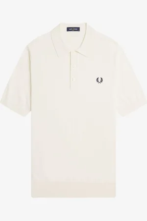 Fred Perry Cotton Knitted Polo Shirt