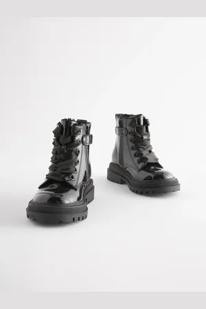 Next Chunky Lace-Up Ankle Boots