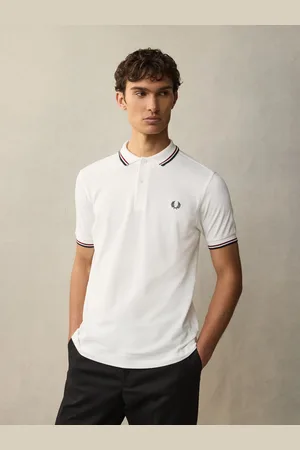 Fred Perry Herre Twin Tipped 100% Cotton Polo-skjorterXXL