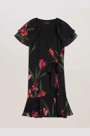 Ted Baker Fasnia Angel Sleeve Wrap Mini Dress34
