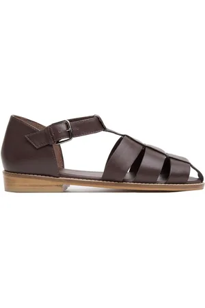 CELTIC & CO. Minimal Fisherman Brown Sandaler7
