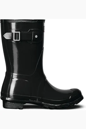 Hunter Dame Original Short Gloss Sort Wellies