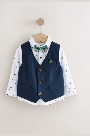 Next Vestsæt med Skjorter Og Sløjfe Slips (3mdr.-7år)6874cm
