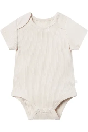 Mori Natural Soft Stretch Short Sleeve Bodysuit7480cm