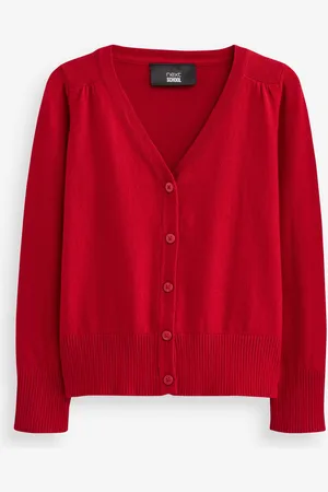Next Cotton Rich School V-hals Cardigan (3-16år)6 år (116cm)