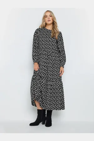 Long Tall Sally Prikker Smock Kjole40 Høj