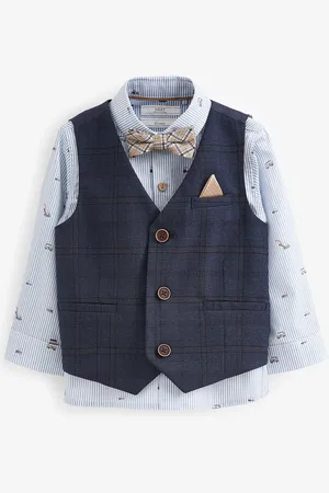 Next Waistcoat Set With Shirt And Bow Tie (3mths-7yrs)2 - 3 år (92 - 98cm)