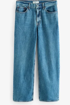 Abercrombie & Fitch Blue High Rise Loose Jeans27B x 31L (UK 27 R)