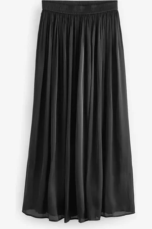 Next Metallisk Satin Plisseret Maxi Nederdele44 Høj