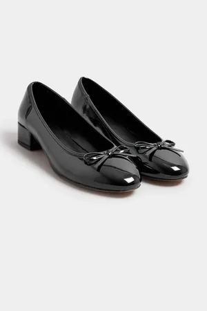 Long Tall Sally Heeled Ballet Patent shoes