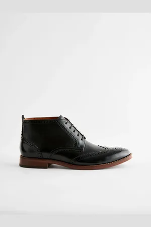 Next Leather Brogue Boots