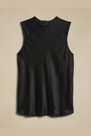 Banana Republic Signature Silk Tank Dressxsmall