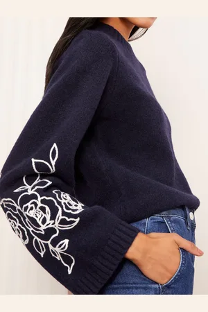 Friends Like These Floral Sleeve Detail Jumper40