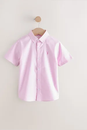 Next Kortærmet Cotton Rich Oxford skjorte (3-16år)166168cm
