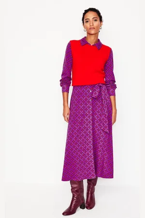 Boden Marcia Jersey Midi Skjortekjole38 R