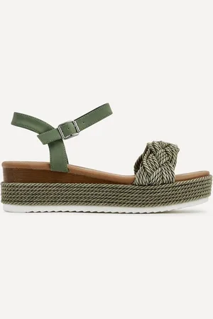 Linzi Puglia Woven Rope Platform Wedges
