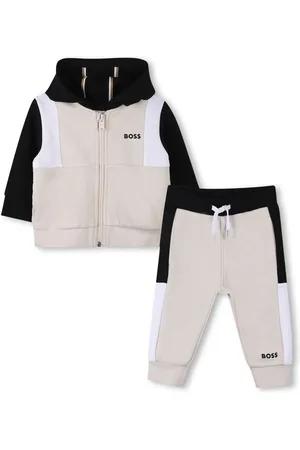 HUGO BOSS Logo Baby Zip Up Hoodie And Joggers Set6 måneder (68cm)