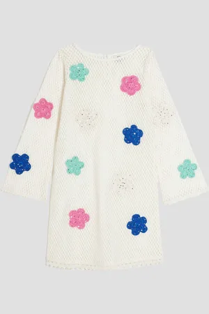 River Island Girls Crochet Flower Dress146152cm