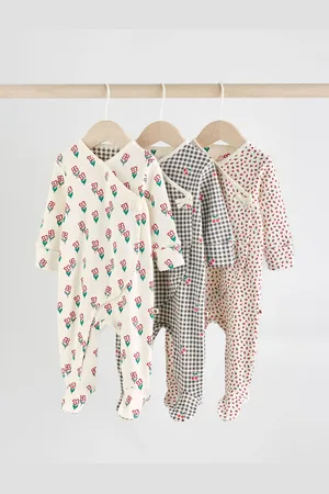 Next Popper Baby 100% bomuld sovedragter 3 Pakke (0mdr.-2år)8086cm