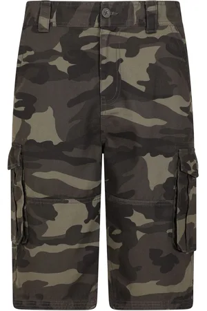 Mountain Warehouse Herre Camo 100% Bomuld Letvægts Cargo Shorts34