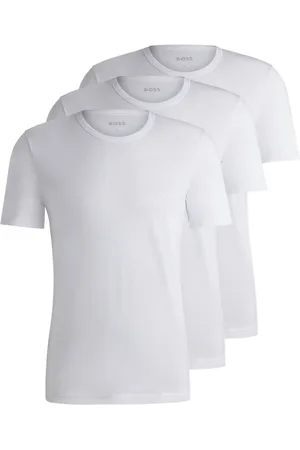 HUGO BOSS Classic Crew Neck 100% Cotton T-Shirts 3 PackXXL