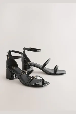 Next Forever Comfort Square Toe Low Block hæle Multi Buckle Sandaler9