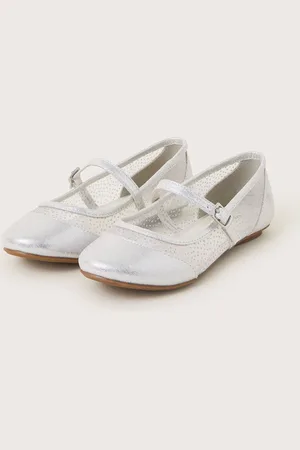Monsoon Mesh Strap Ballet Flatsuk1eu33
