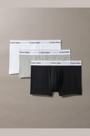 Calvin Klein 3 Pack lavtstående kufferter - Ikon Bomuld StrækMiddel