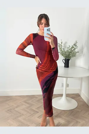 Style Cheat Maeve Tryk Mesh Kjole38