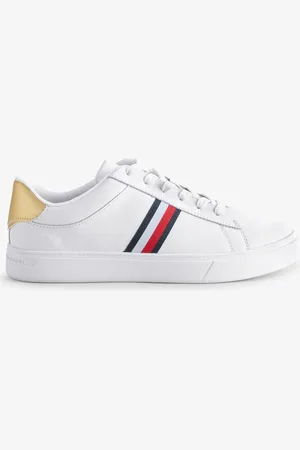 Tommy Hilfiger High Vulcanised Low Core Chambray Trainersuk10eu44