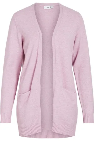 VILA Longline Open Knit Cardigan34