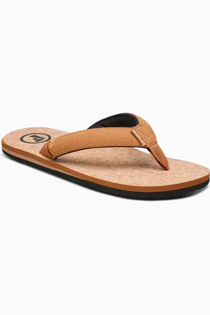 FoamLife Mens Mully Cork Flip Flops