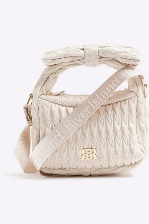 River Island Girls Ruched Bow Handle Cross-Body BagEn