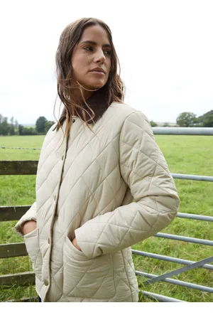 Threadbare Co-ord Collar Diamond Quilted Jacket42