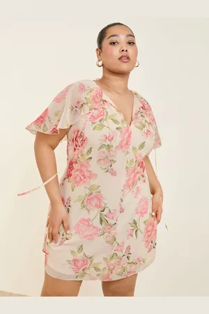 Lipsy London Print Flutter Sleeve Mini Shift Dress52