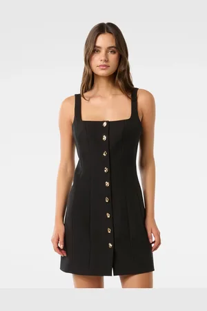 Forever New Penny Button Down Mini Dress44