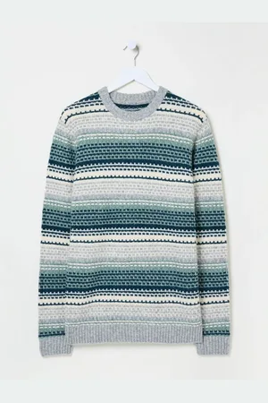 Fat Face FatFace Stripe Knitted Jumper4XL høj