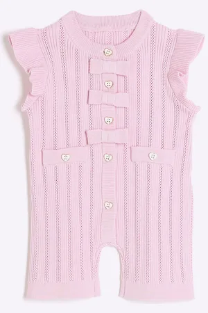 River Island Baby Girl Pointelle Romper Set6 - 9 måneder (68 - 74cm)