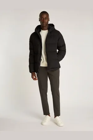 Calvin Klein Kort Uld Hætte Puffer JakkeL