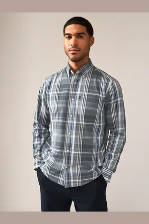 Next Regular Fit Easy Iron Button Down Oxford Shirt3XL