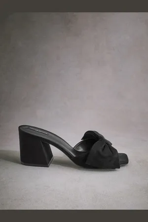 Next Tabitha Simmons Liv Leather Bow Block Mules