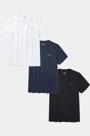 Aubin Hemingbrough 100% Cotton T-Shirts 3 Pack