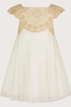 Monsoon Estella Broderet Tulle Kjole7 år (122cm)