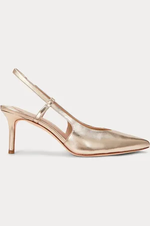 Ralph Lauren Khloe Slingback-hæle i læder